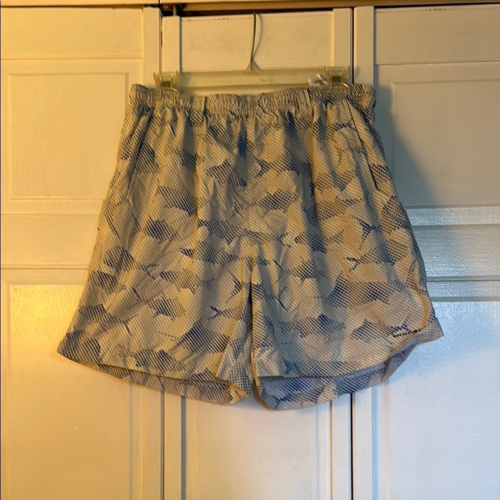 Patterned Gray Women's Shorts